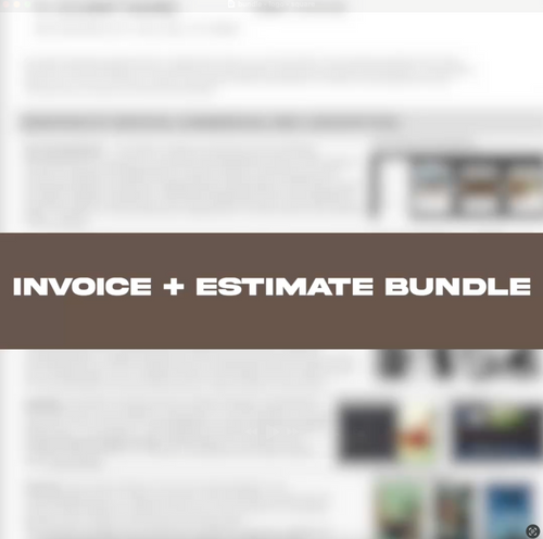 Invoice + Estimate Bundle